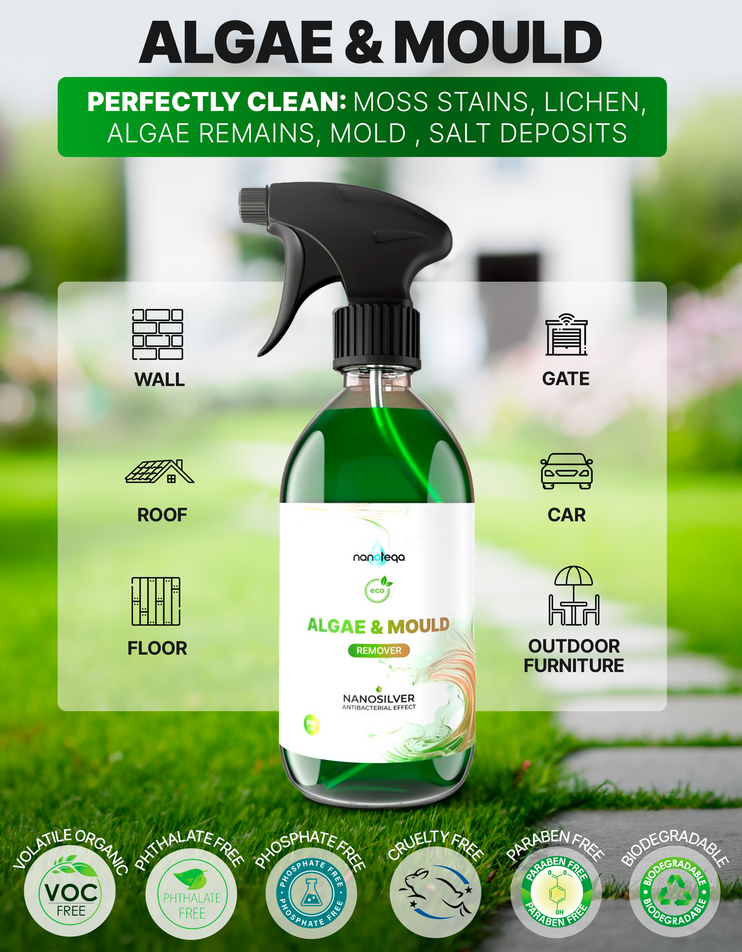 ALGAE & MOULD REMOVER 500ml